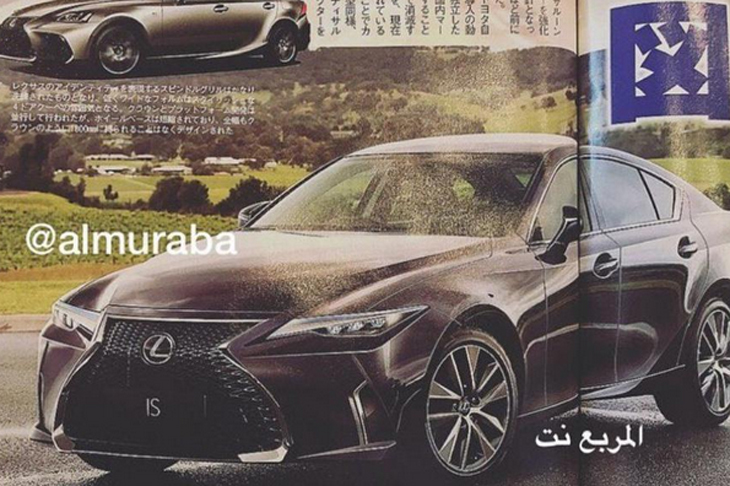 Первые фотографии нового Lexus IS