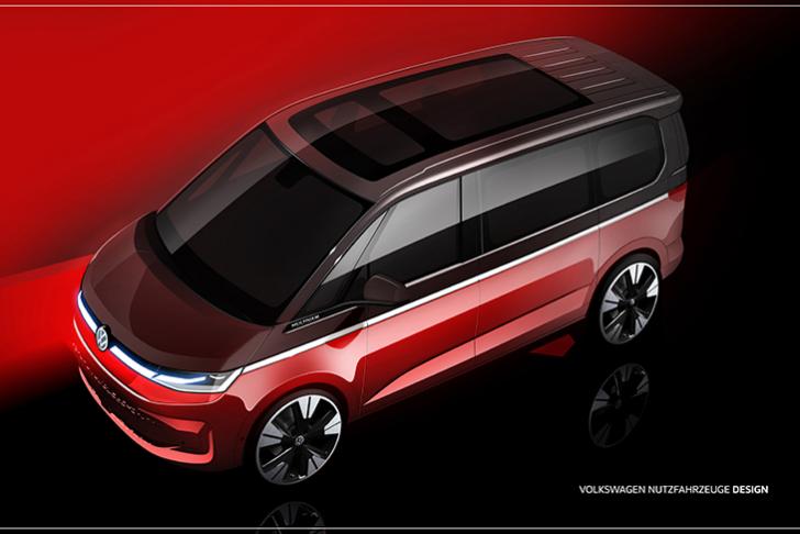 Volkswagen показал практичность салона нового Т7