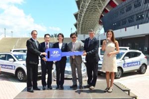 Hyundai передает более 50 автомобилей в поддержку Чемпионата Мира