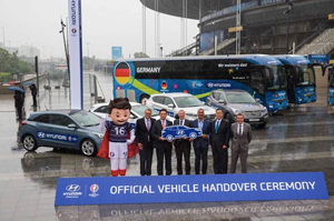 Hyundai Motor передала автомобили в официальный парк Евро-2016