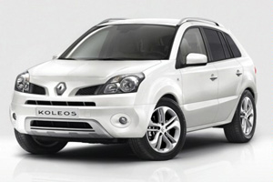 Renault Koleos перекрасили в белый