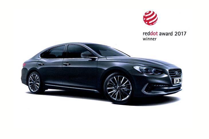 Hyundai Grandeur получил награду Red Dot 