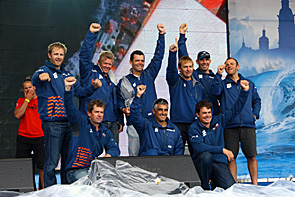 Кругосветная регата Volvo Ocean Race финишировала в Санкт-Петербурге