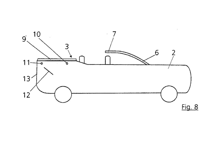 Audi запатентовала новый механизм трансформации крыши