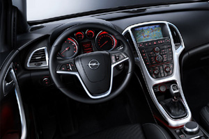 Новая Opel Astra показала интерьер