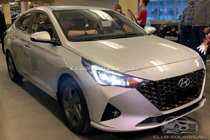 Обновлённый Hyundai Solaris засветился в Сети