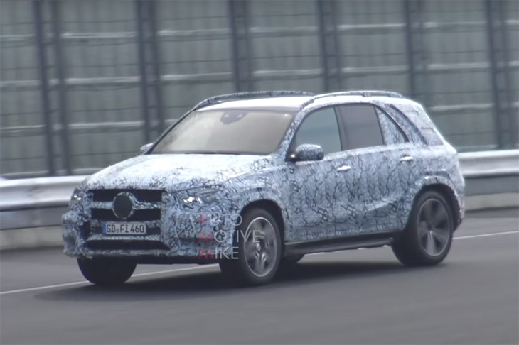 Видео: испытания Mercedes-Benz GLE следующего поколения