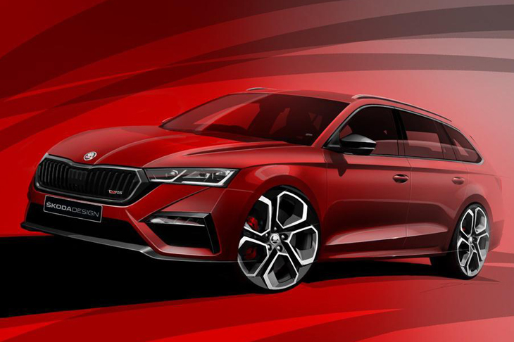 Так будет выглядеть «заряженная» Skoda Octavia RS iV