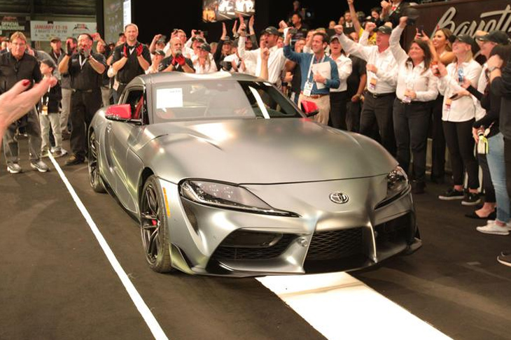 Первое купе Toyota Supra продали за 2,1 млн долларов
