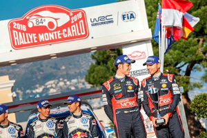 Hyundai Motorsport открыла сезон WRC-2016 подиумом Ралли Монте-Карло