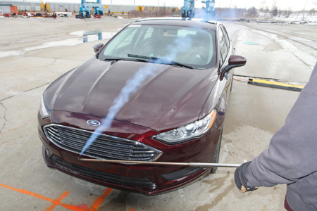 Компания Ford разработала мобильную аэродинамическую трубу